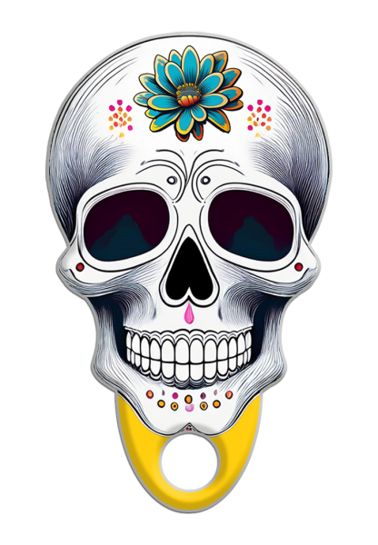 KeyRefinder® Calavera yellow